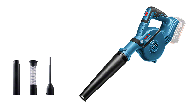 BoschGBL 18V-120 無線鼓風機，附噴嘴配件。.
