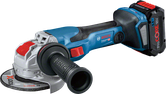 附 X-LOCK 的BoschGWX 18V-15 C 無線角磨機。