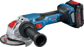 Bosch GWX 18V-15 C cordless angle grinder with X-LOCK.