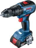 BoschGSB 18V-50 無線電鑽，配備 2.0Ah 電池。