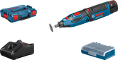 BoschGRO 12V-35 旋轉工具及配件套件。