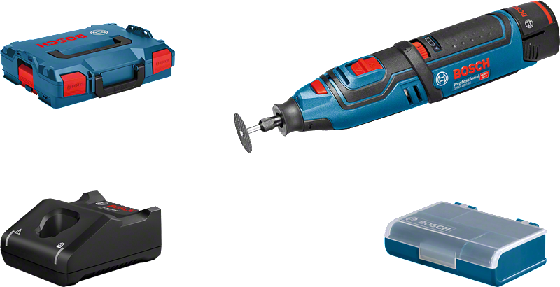 BoschGRO 12V-35 旋轉工具及配件套件。.