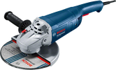 帶有側手柄的BoschGWS 2200 角磨機。.