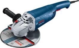 帶有側手柄的BoschGWS 2200 角磨機。.