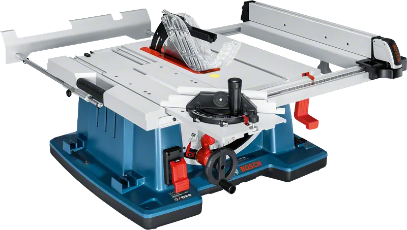 帶有滑動托架的BoschGTS 10 XC 台鋸。.