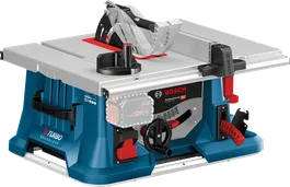 Bosch 18V-216 無線台鋸，配備 BITURBO 無刷馬達。.