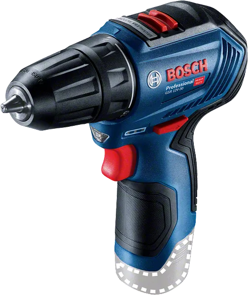 BoschGSR 12V-30 無線電鑽，具有兩種速度設定。.