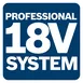 Professional 18V system.
