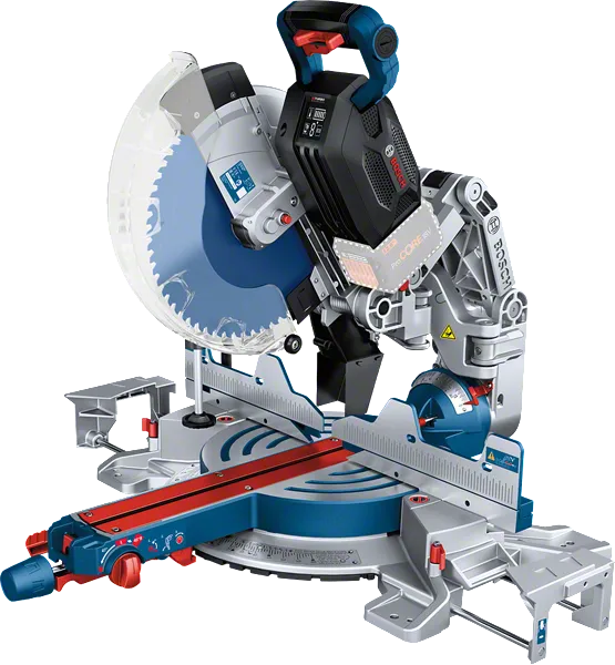 Bosch 18V-305 GDC 無線滑動斜切鋸。.