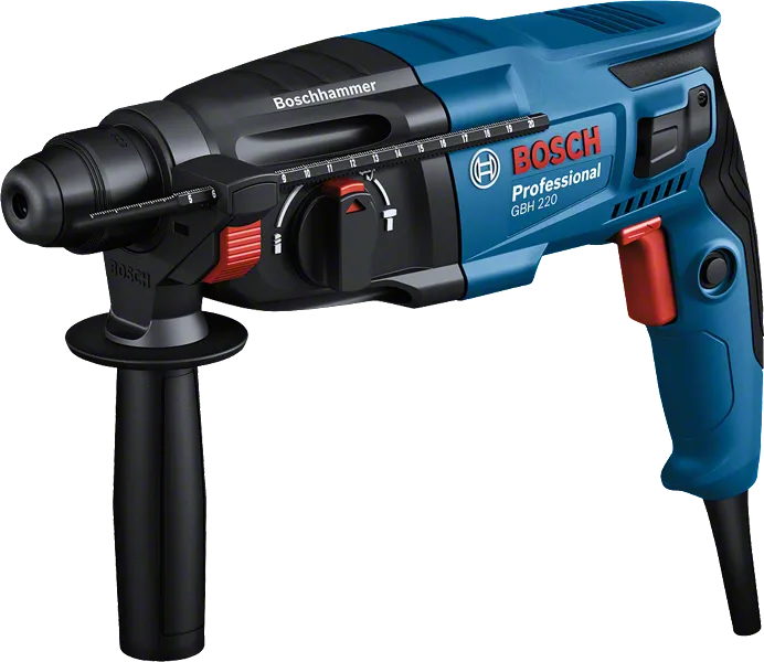 Bosch GBH 220 rotary hammer with SDS plus handle.