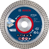 Bosch EXPERT HardCeramic 76 毫米鑽石切割片。.