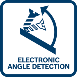  Electronic Angle Detection：支援使用者以特定角度鎖入螺絲並鑽入傾斜表面。使用者可以選擇預設角度或透過應用程度輸入特定角度