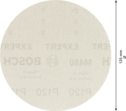 Bosch M480 打磨網 125 毫米 G120 適用於軌道砂磨機.