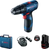 BoschGSB 120-LI 無線電鑽，配備 12V 2.0Ah 電池。