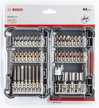 Bosch44 件超硬螺絲起子頭組。.