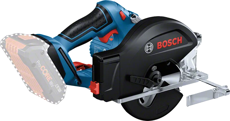 Bosch 18V-50 無線金屬鋸，配備 ProCORE 電池。