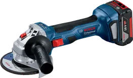 BoschGWS 180-LI 無線角磨機及其配件。.