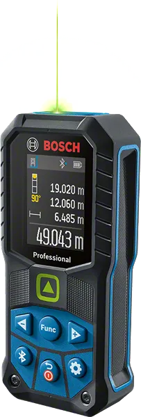 GLM 50-27 CG 附顯示器的BoschGLM 50-27 CG 雷射測量儀。.