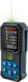 Bosch 50-27 CG 雷射測距儀，有數字顯示。