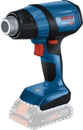 Bosch 18V-50 無線熱風槍，配備 4Ah 電池。