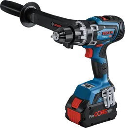 BoschGSB 18V-150 C 無線衝擊鑽，附側把手。