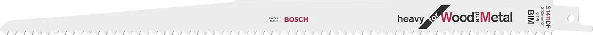 Bosch BIM S 1156 XHM 往復鋸片，適用於木材和金屬。.