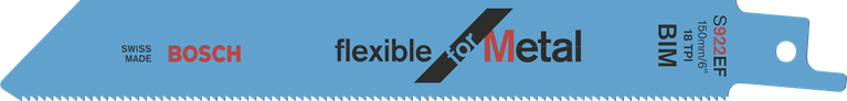 Bosch靈活適用於金屬往復鋸片。.