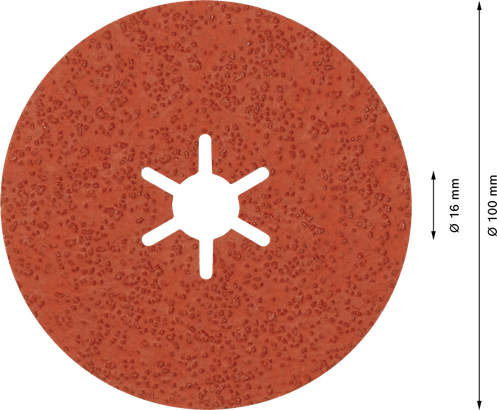 超耐久棱晶科技金屬打磨專業款 - R782 Prisma Bosch EXPERT R782 Prisma 陶瓷纖維盤 100 毫米。.