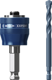Bosch EXPERT Power Change Plus 孔鋸心軸和 TCT 鑽頭。