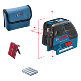Bosch 25 雷射調平工具，附手提箱。