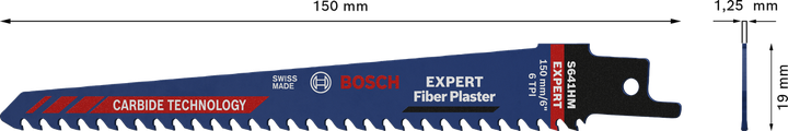 Bosch EXPERT Fiber Plaster S 641 HM 鋸片 150 mm。