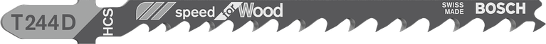 BoschT244D 曲線鋸鋸片，用於快速切割木材.