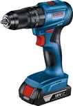 Bosch 185-LI 無線電鑽，附充電器和箱子。.