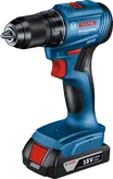BoschGSR 185-LI 無線電鑽，配備 18V 2.0Ah 電池。