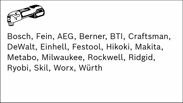 EXPERT MetalMax AIZ 32 AIT 魔切機刀片 40 x 32 公釐 電動工具概述上面列出了各種電動工具品牌。.