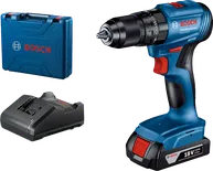 Bosch 185-LI 無線電鑽，附充電器和箱子。.