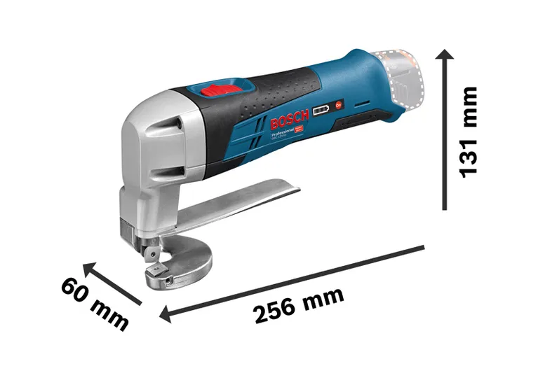 BoschGSC 12V-13 無線金屬剪，用於鋼材切割。.
