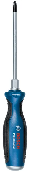 螺絲批PH2X125 Bosch螺絲起子 PH 2x125 配有符合人體工學的手把。.