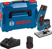 Bosch 12V-8 無線掌上路由器，附外殼和充電器。