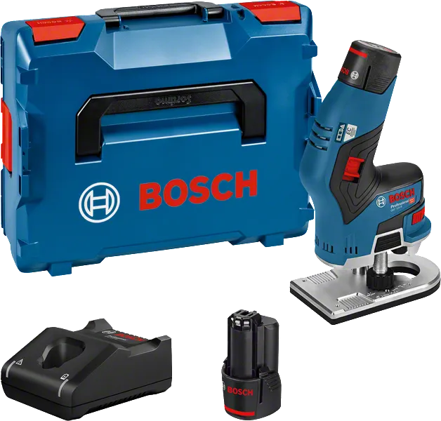 Bosch 12V-8 無線掌上路由器，附外殼和充電器。.