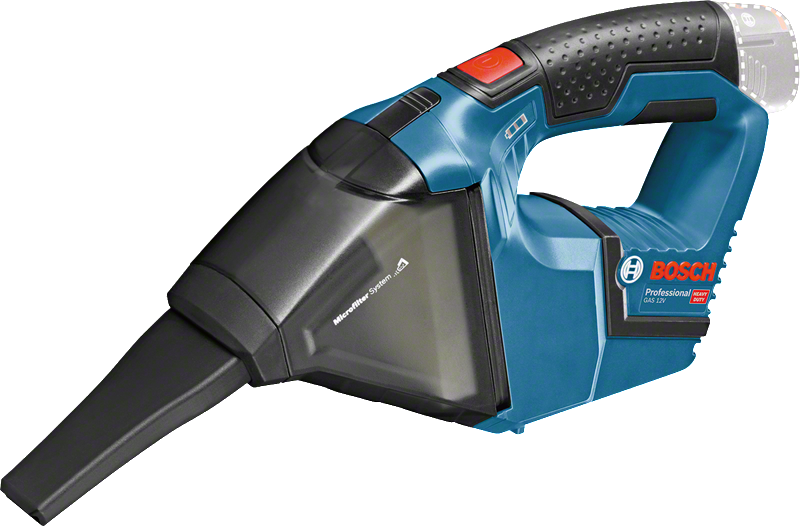 Bosch GAS 12V cordless handheld vacuum cleaner.