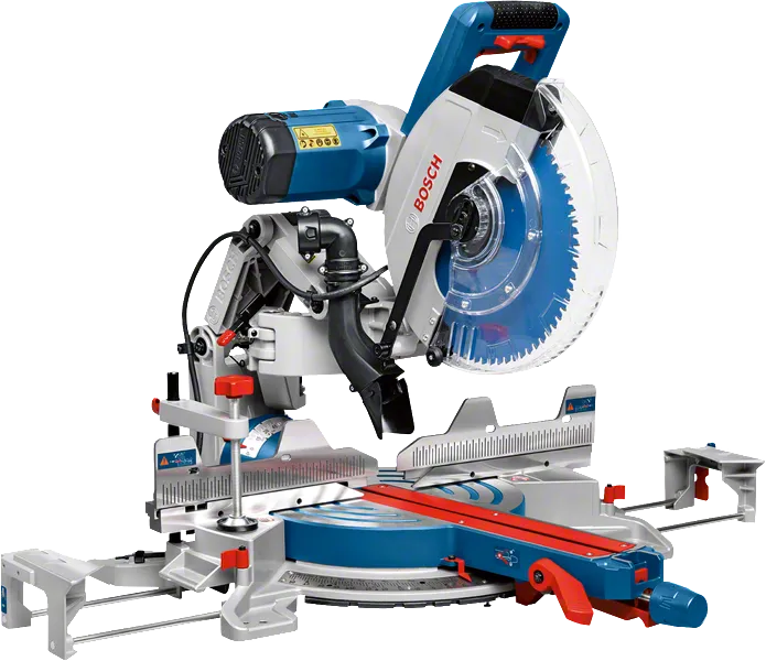 Bosch GCM 12 GDL sliding mitre saw with GTA 3800 stand.