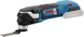 搭配 StarlockPlus 的Bosch GOP 18V-28 無線多功能工具。.