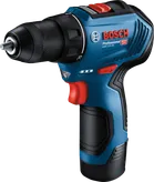 附金屬卡盤的BoschGSR 12V-30 無線電鑽。.