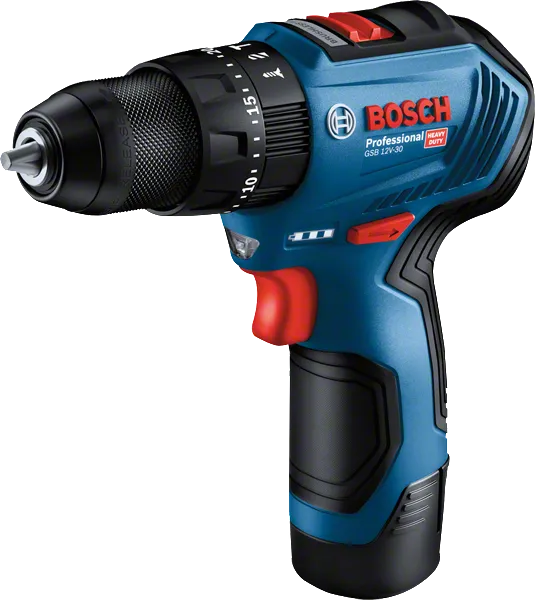 藍色Bosch無線電鑽。