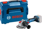 Bosch GWX 18V-15 C cordless angle grinder with case.