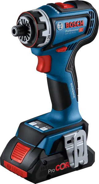 BoschGSR 18V-90 FC 無線電鑽，配備無刷馬達。.