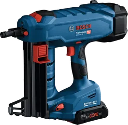 BoschGNB 18V-38 無線釘槍，配備 ProCORE18V 電池。