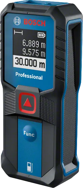 Bosch 30-23 雷射測距儀，數字顯示。