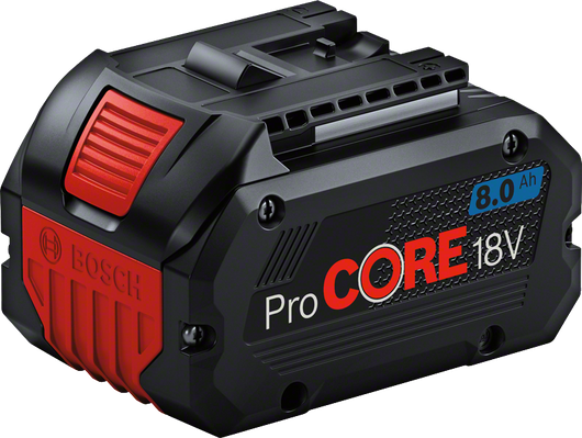ProCORE18V 8.0Ah Bosch ProCORE18V 8.0Ah 可充電電池組。.